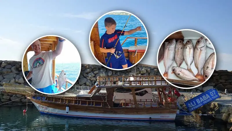 alanya fishing tour snorkeling